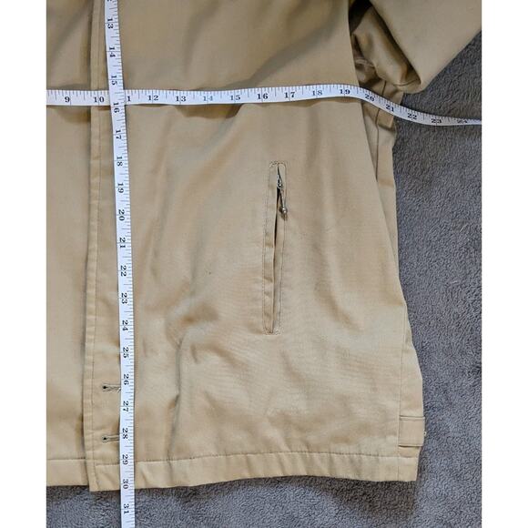 Deacon Brothers Full Zip Windbreaker Jacket Mens XL Vintage 1980’s Beigh - Picture 3 of 4